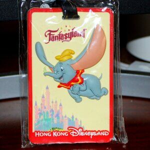 Disney Hong Kong Dumbo Fantasyland Luggage Tag